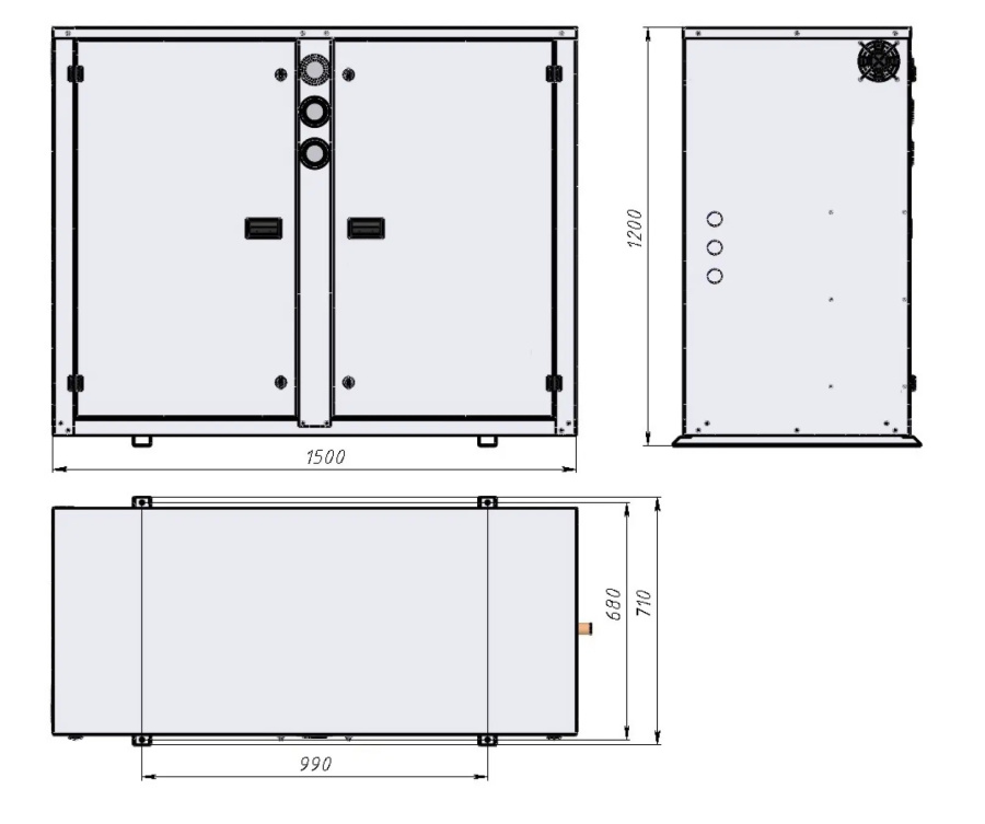 Промышленный холодильный агрегат Intercold M UCF-G SP4HF200E BX3 на базе компрессора RefComp купить